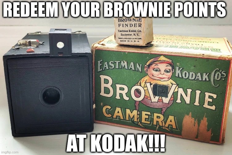brownie cameras are older than brownie the food rule
