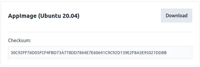 Providing a checksum without telling you how it was created