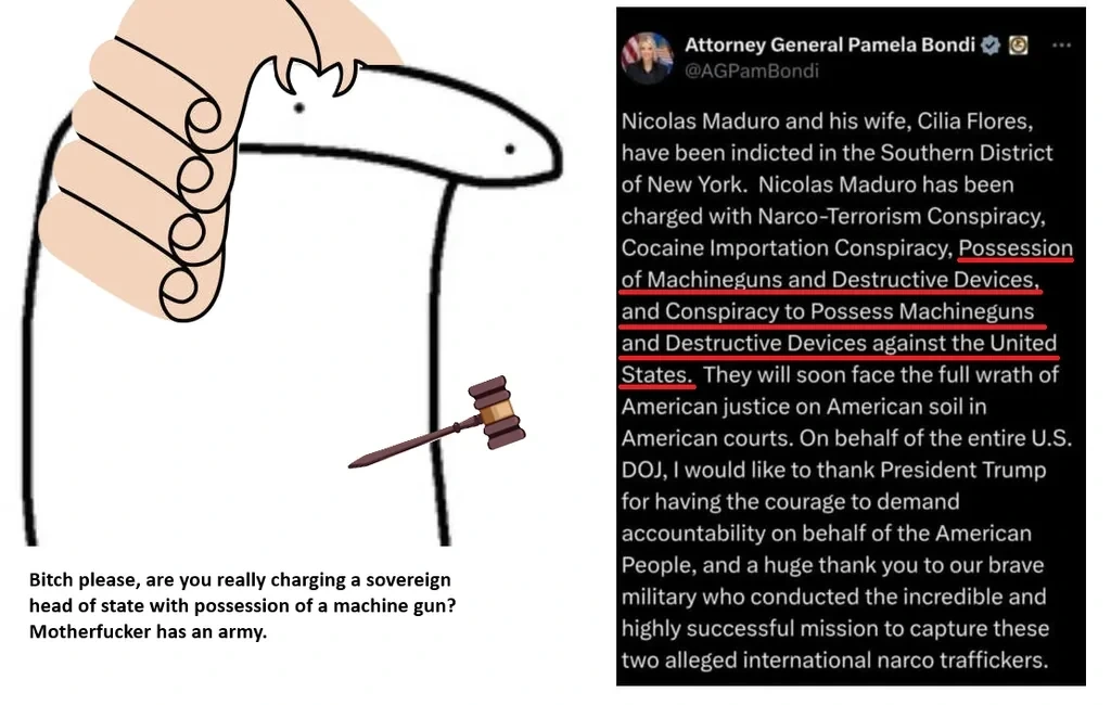 Wow, I can see they really got Maduro on this charge