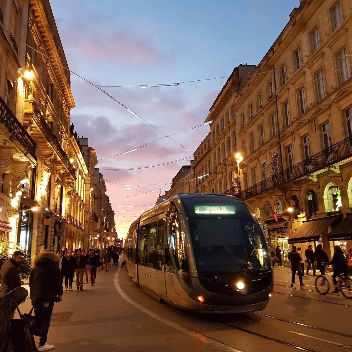 Photo du tramway de Bordeaux